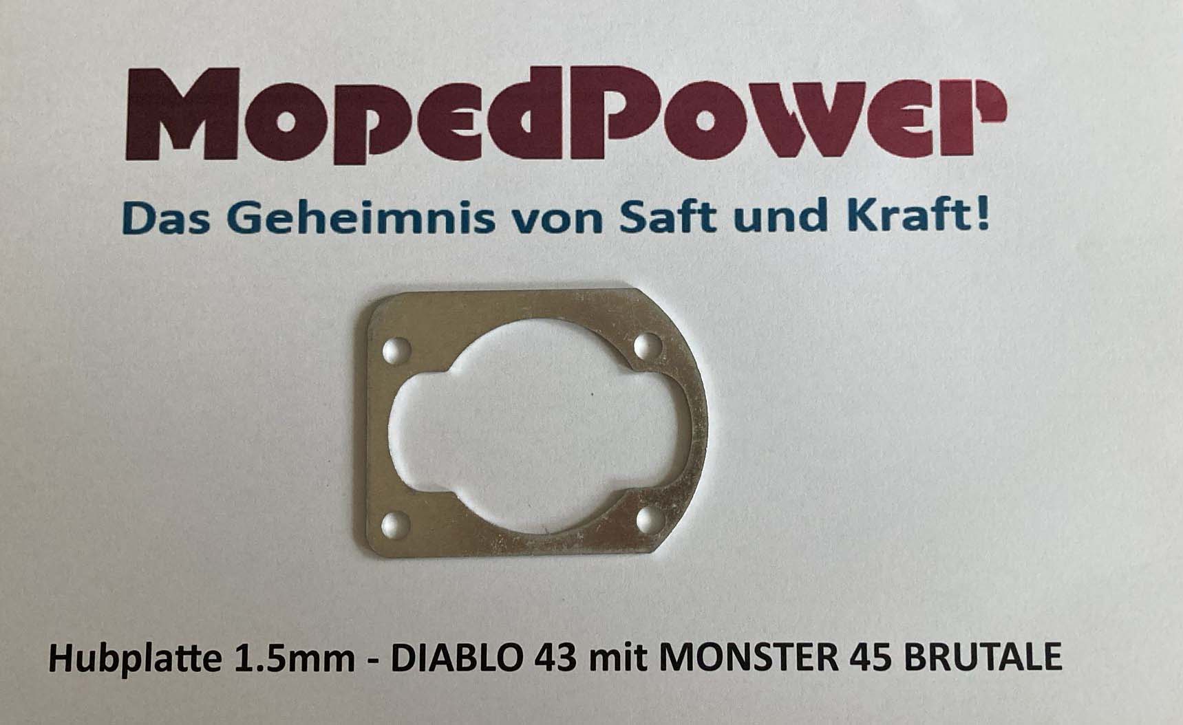 502 Hubplatte DIABLO/BRUTALE 1.5mm